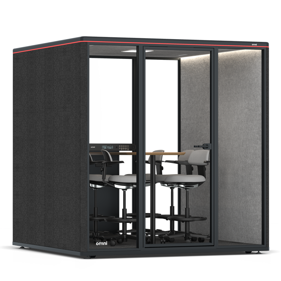 Omni Seis Mesa de Reunião de Balcão / Gabriel Medley Black / #a49f98