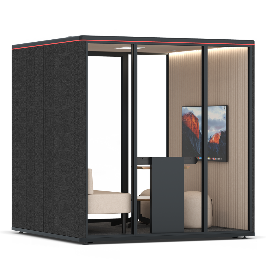 Omni Seis Lounge / Gabriel Medley Black / #a18e7e