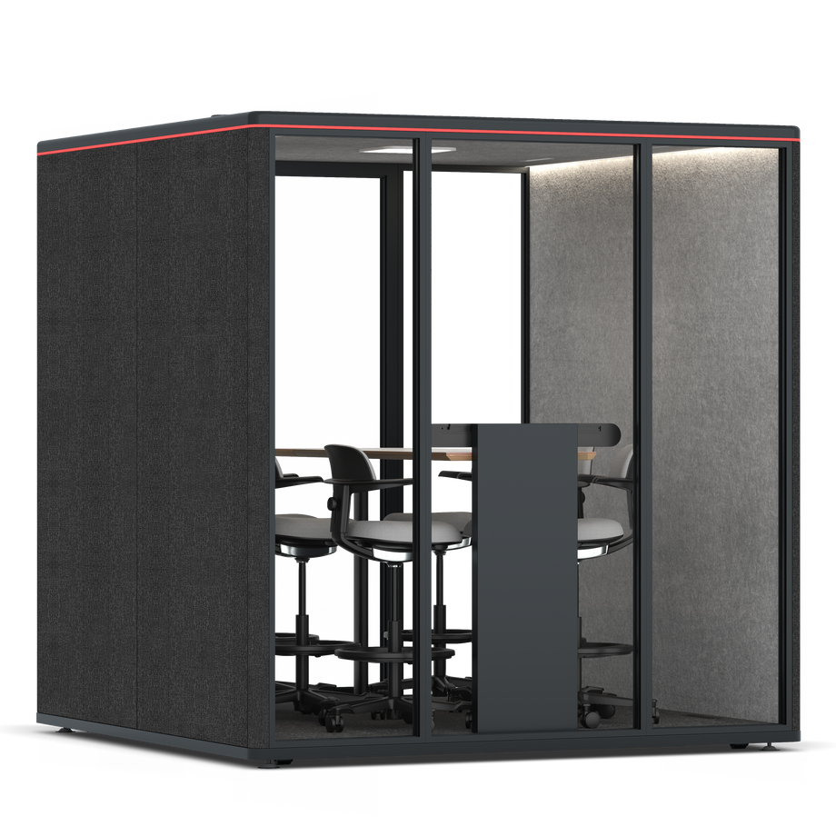 Omni Seis Mesa de Reunião de Balcão / Gabriel Medley Black / #a49f98