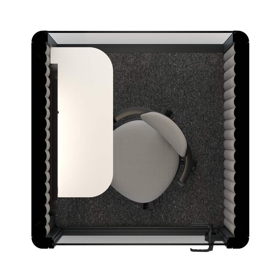Omni One PlusStatic Device Shelf / Gabriel Medley Black / #6d6c69