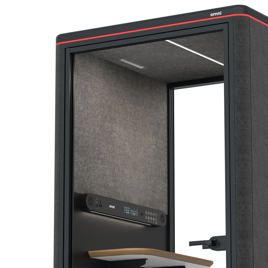 Omni One PlusStatic Device Shelf / Gabriel Medley Black / #615f5d
