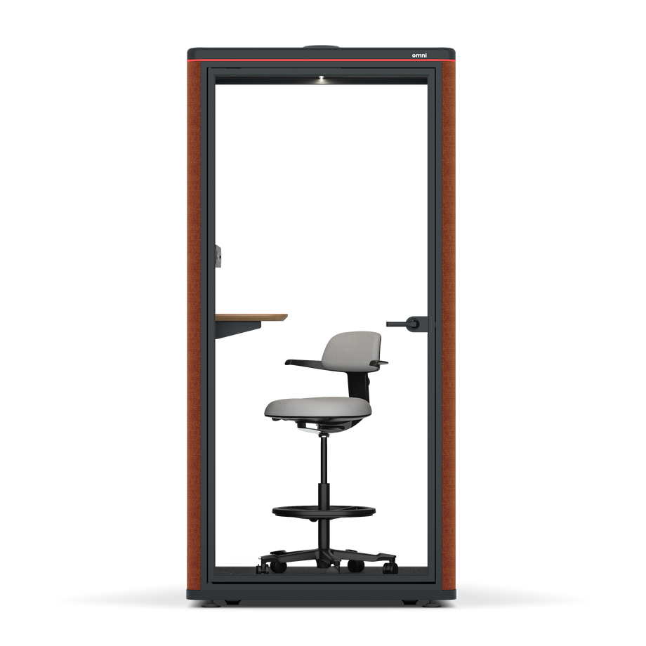 Omni One PlusStatic Device Shelf / Bloody Orange / #a18e7e