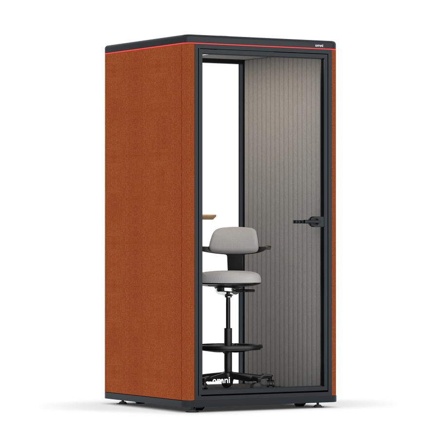 Omni One PlusStatic Device Shelf / Bloody Orange / #6d6c69