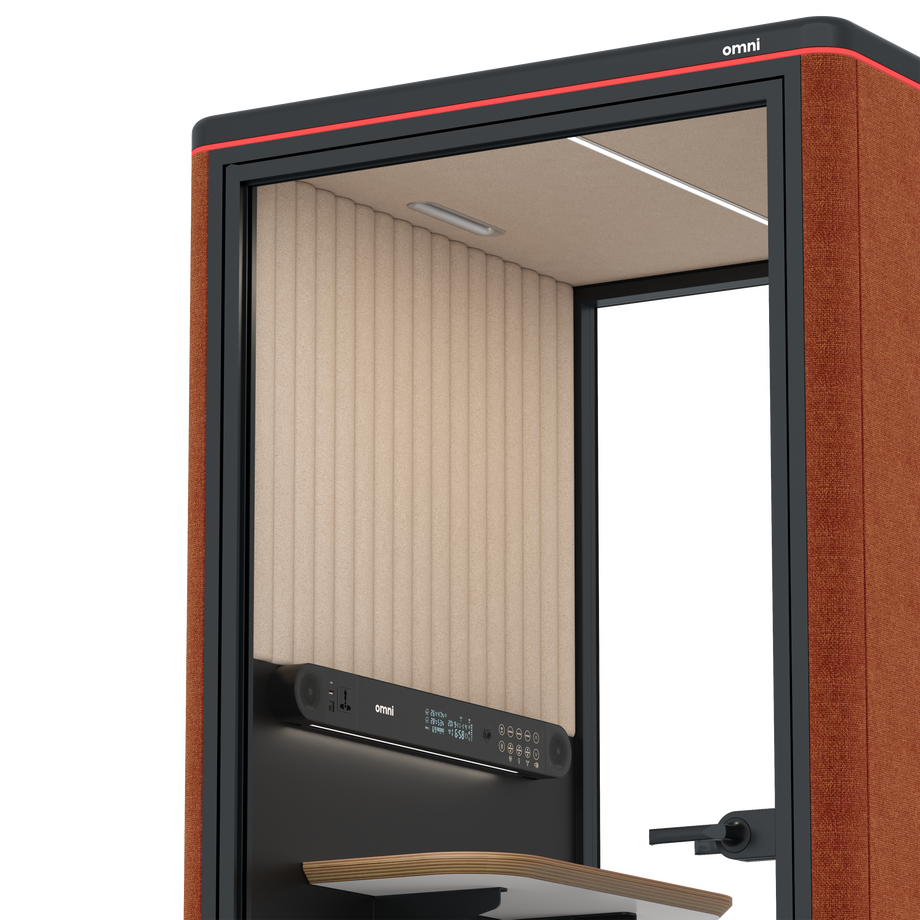 Omni One PlusStatic Device Shelf / Bloody Orange / #a18e7e