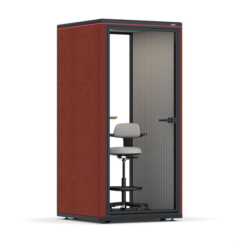 Omni One PlusStatic Device Shelf / Gabriel Medley Deep Rouge / #6d6c69