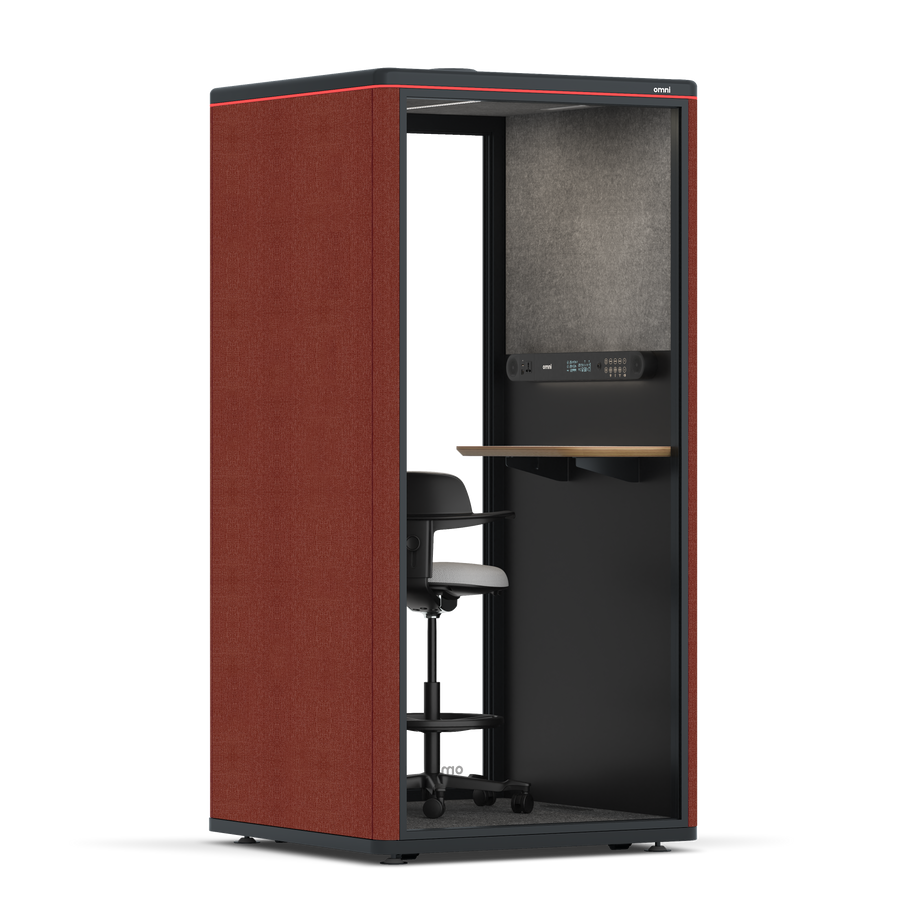 Omni One PlusStatic Device Shelf / Gabriel Medley Deep Rouge / #615f5d