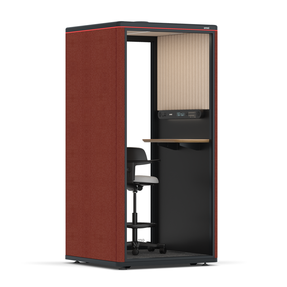 Omni One PlusStatic Device Shelf / Gabriel Medley Deep Rouge / #a18e7e