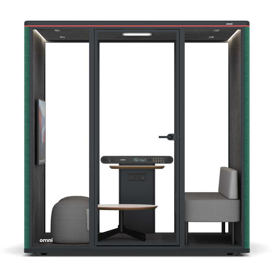 Omni Seis Lounge / Gabriel Medley Forest Green / #615f5d
