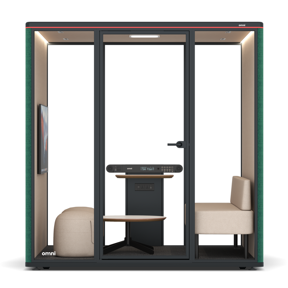 Omni Seis Lounge / Gabriel Medley Forest Green / #a18e7e