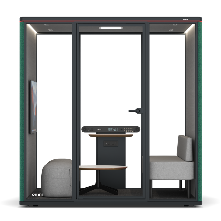 Omni Seis Lounge / Gabriel Medley Forest Green / #6d6c69