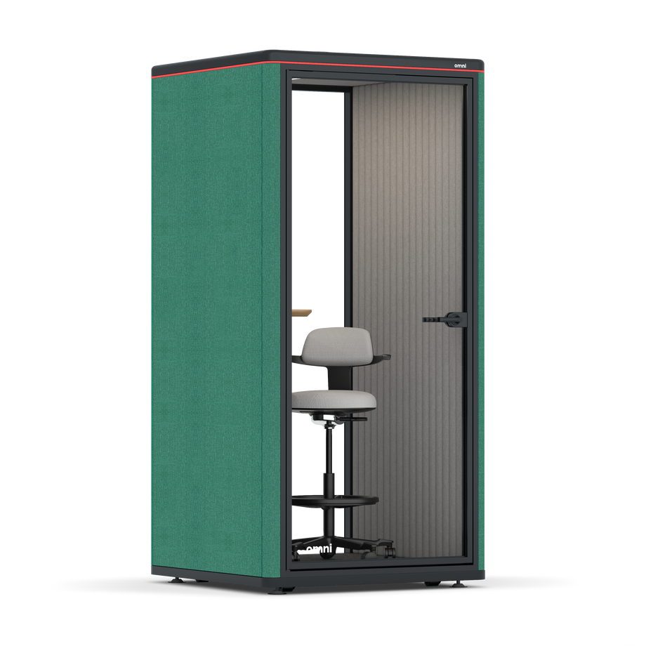 Omni One PlusStatic Device Shelf / Gabriel Medley Forest Green / #6d6c69