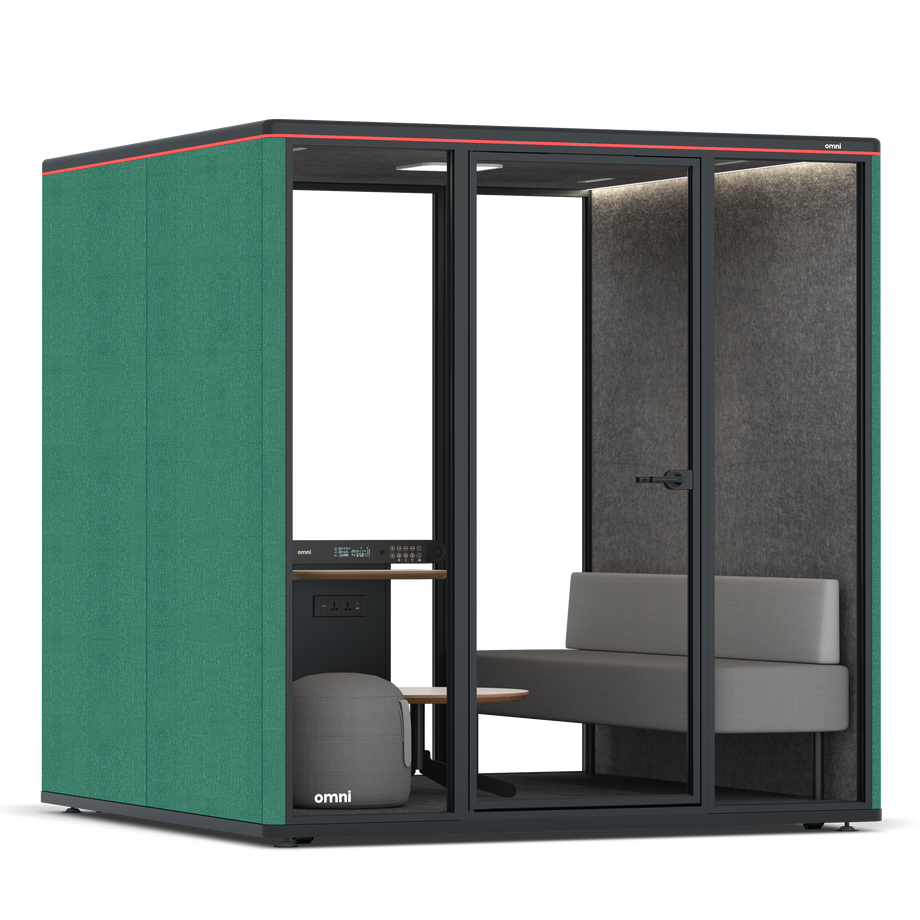 Omni Seis Lounge / Gabriel Medley Forest Green / #615f5d