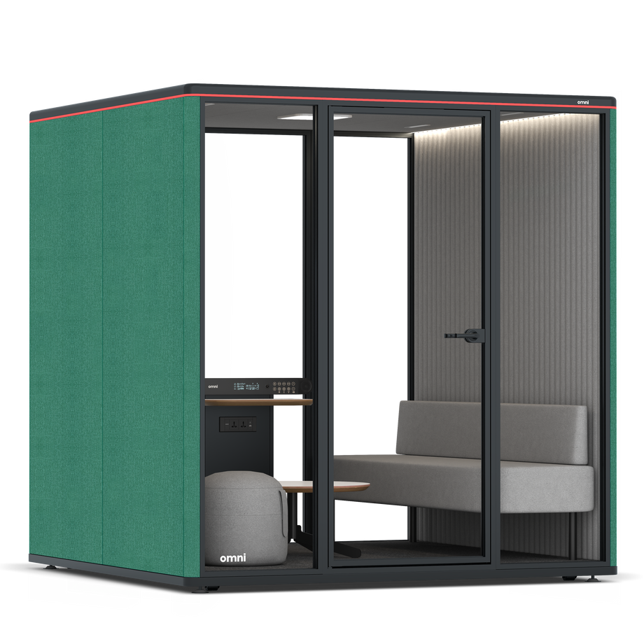 Omni Seis Lounge / Gabriel Medley Forest Green / #6d6c69