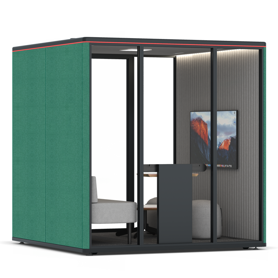 Omni Seis Lounge / Gabriel Medley Forest Green / #6d6c69