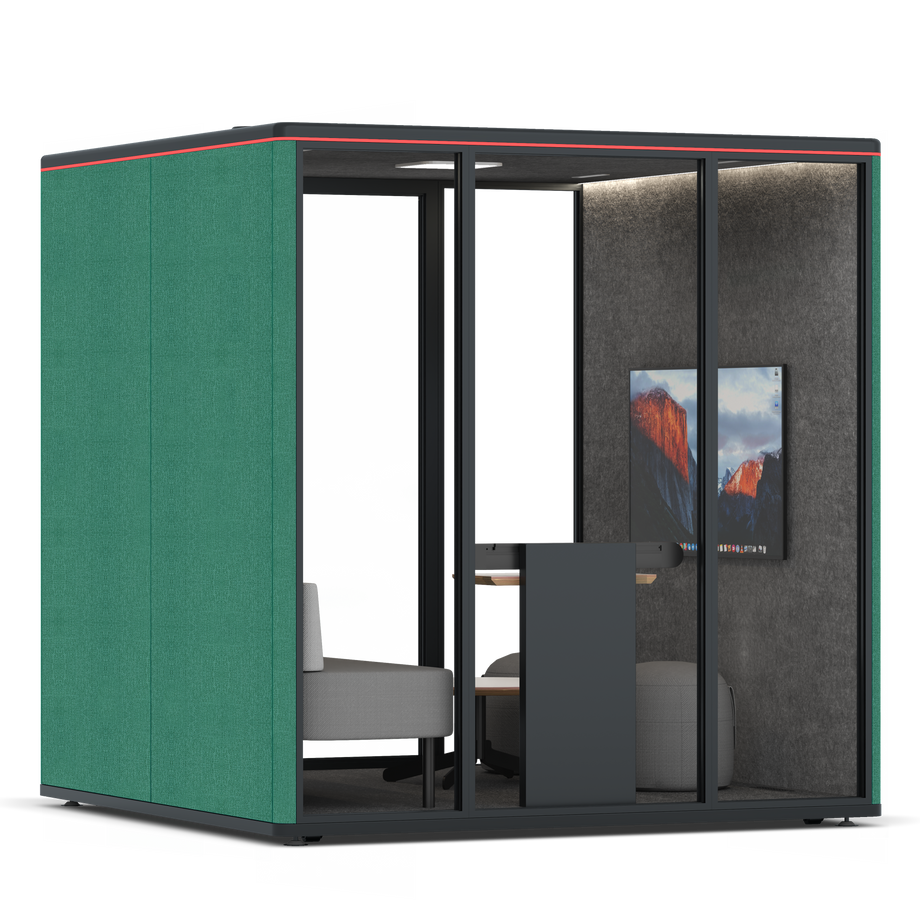Omni Seis Lounge / Gabriel Medley Forest Green / #615f5d