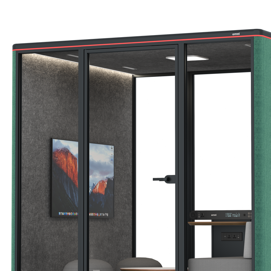 Omni Seis Lounge / Gabriel Medley Forest Green / #615f5d