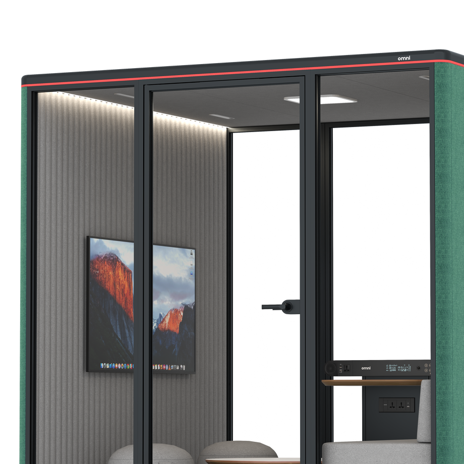 Omni Seis Lounge / Gabriel Medley Forest Green / #6d6c69