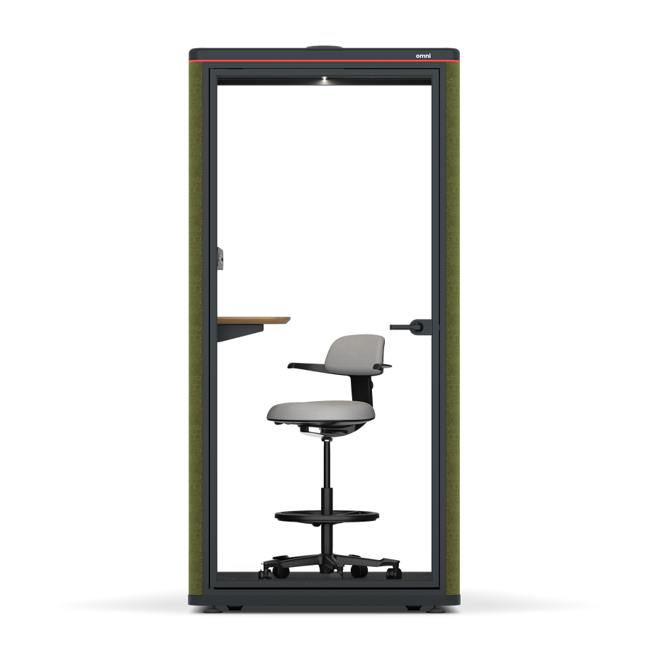 Omni One PlusStatic Device Shelf / Gabriel Medley Meadow Green / #615f5d