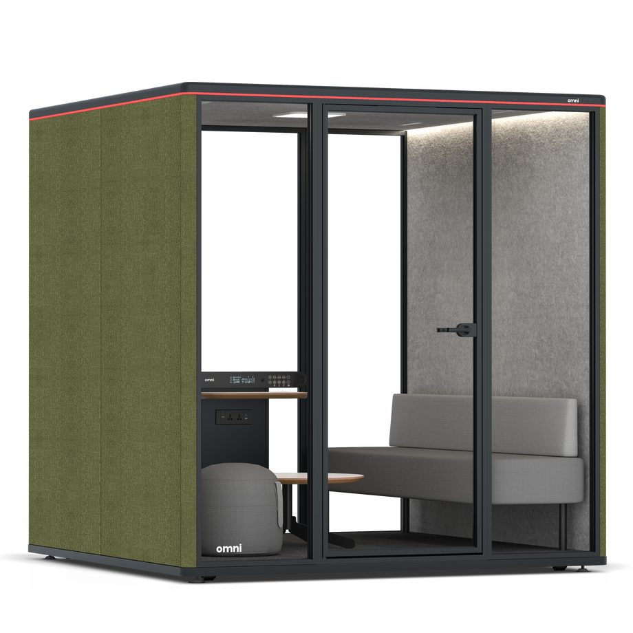 Omni Seis Lounge / Gabriel Medley Meadow Green / #a49f98
