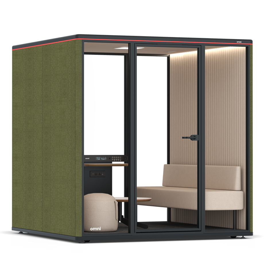 Omni Seis Lounge / Gabriel Medley Meadow Green / #a18e7e