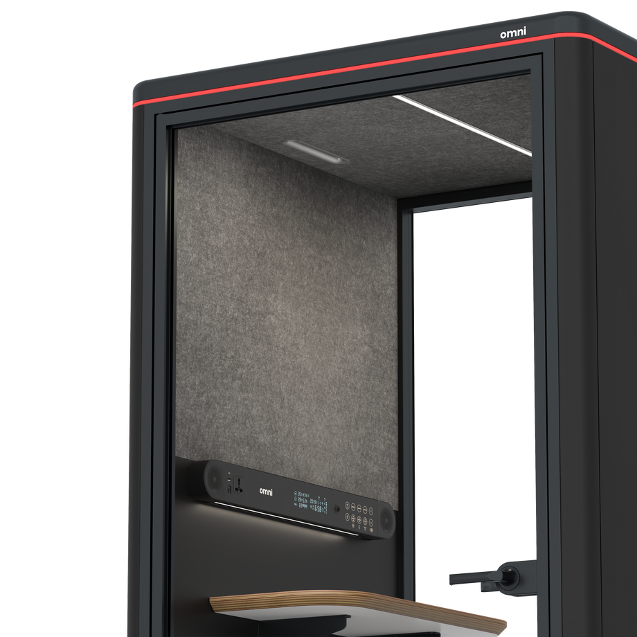 Omni One PlusStatic Device Shelf / RAL Black / #615f5d
