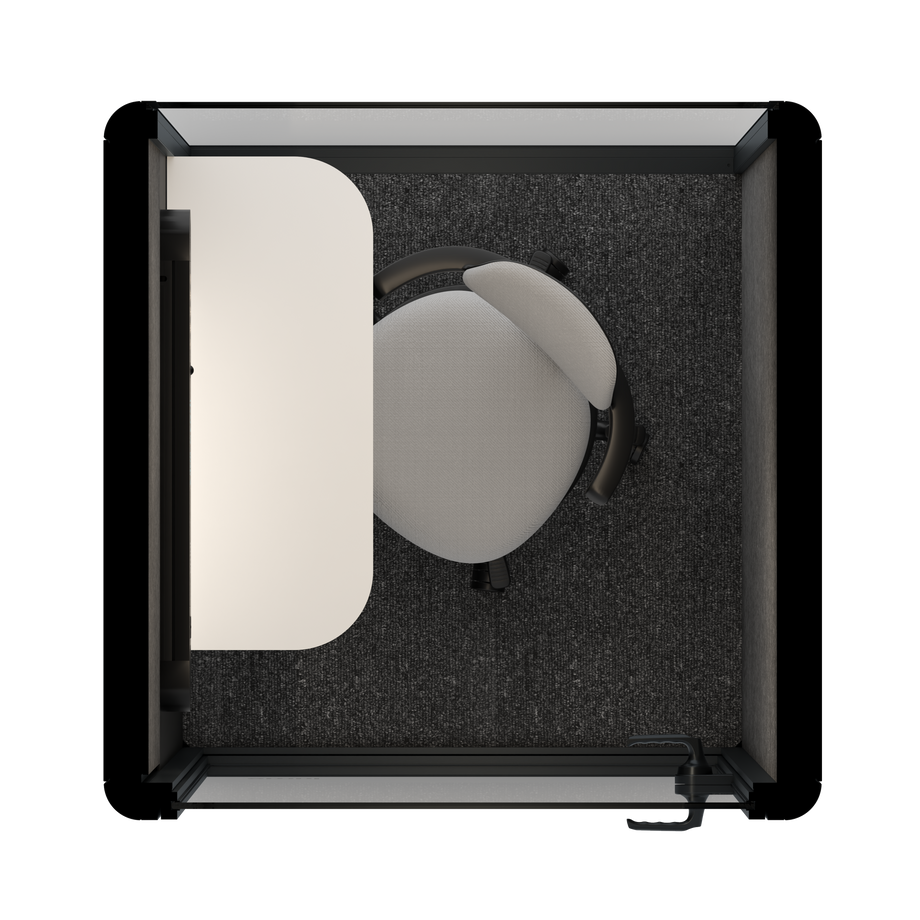 Omni One PlusStatic Device Shelf / WhiteRAL Pure White / #a49f98