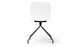 Aarhus Eiffel Chair by Quell Design – a modern Scandinavian-style chair in white with a sculpted polypropylene shell and iconic “Eiffel” steel rod base in powder-coated finish. The contoured ergonomic seat and minimalist frame combine strength, elegance, and everyday functionality for contemporary dining, task, or educational spaces.