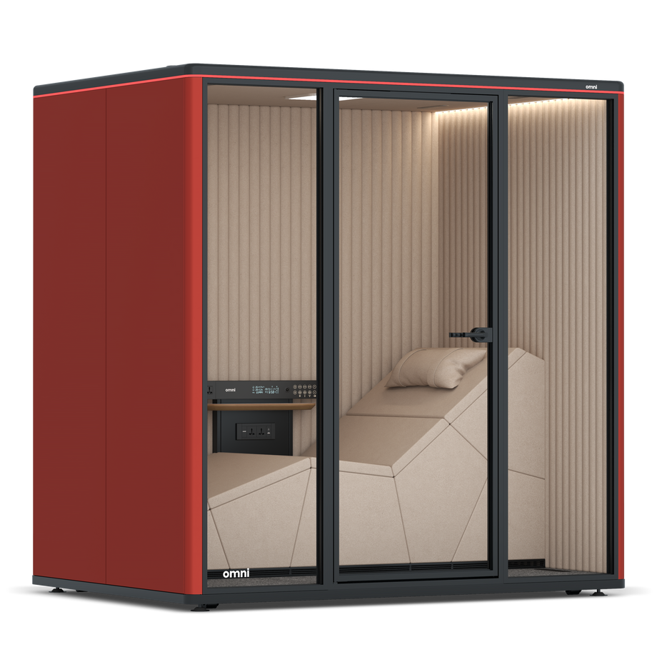 Omni Sleep RAL Tomato Red / #a18e7e