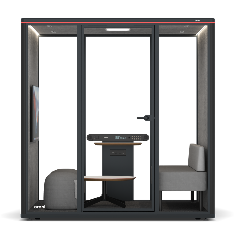 Omni Seis Lounge / RAL Black / #a49f98