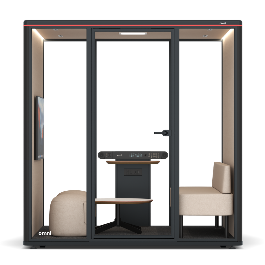 Omni Seis Lounge / RAL Black / #a18e7e