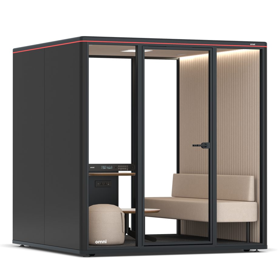 Omni Seis Lounge / RAL Black / #a18e7e
