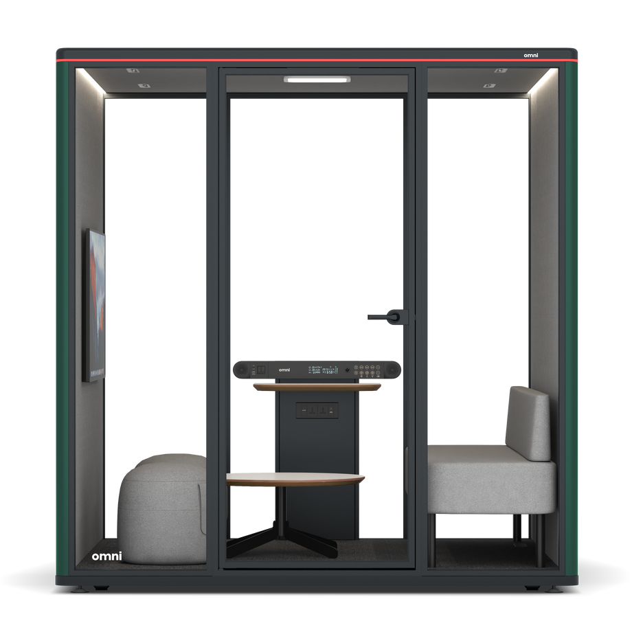Omni Seis Lounge / RAL Tomato Red / #6d6c69