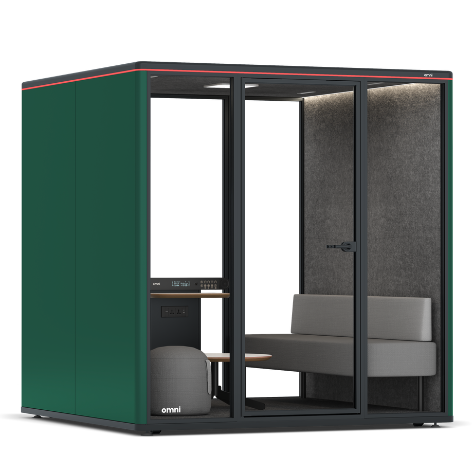Omni Seis Lounge / RAL Moss Green / #615f5d