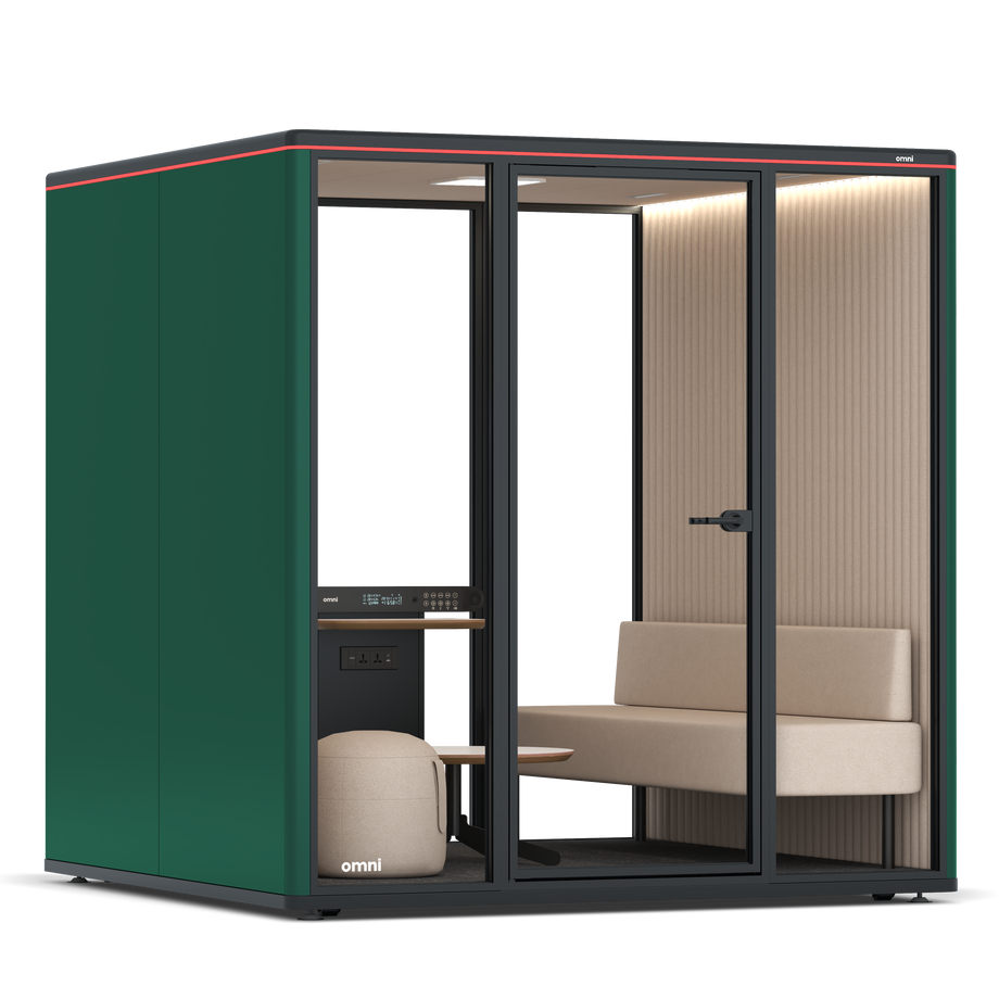 Omni Seis Lounge / RAL Moss Green / #a18e7e
