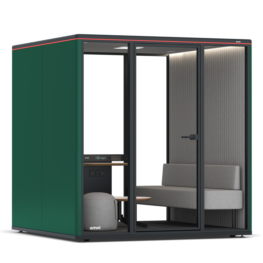 Omni Seis Lounge / RAL Moss Green / #6d6c69
