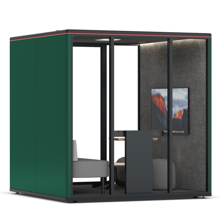 Omni Seis Lounge / RAL Moss Green / #615f5d