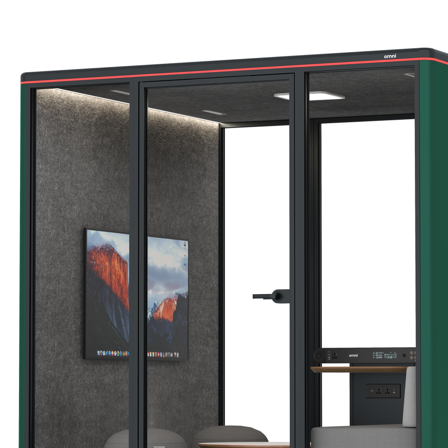 Omni Seis Lounge / RAL Moss Green / #615f5d