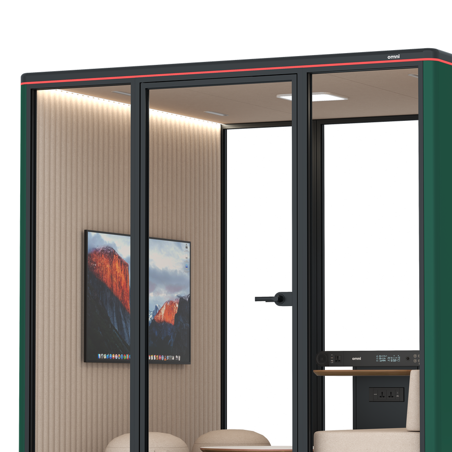 Omni Seis Lounge / RAL Moss Green / #a18e7e