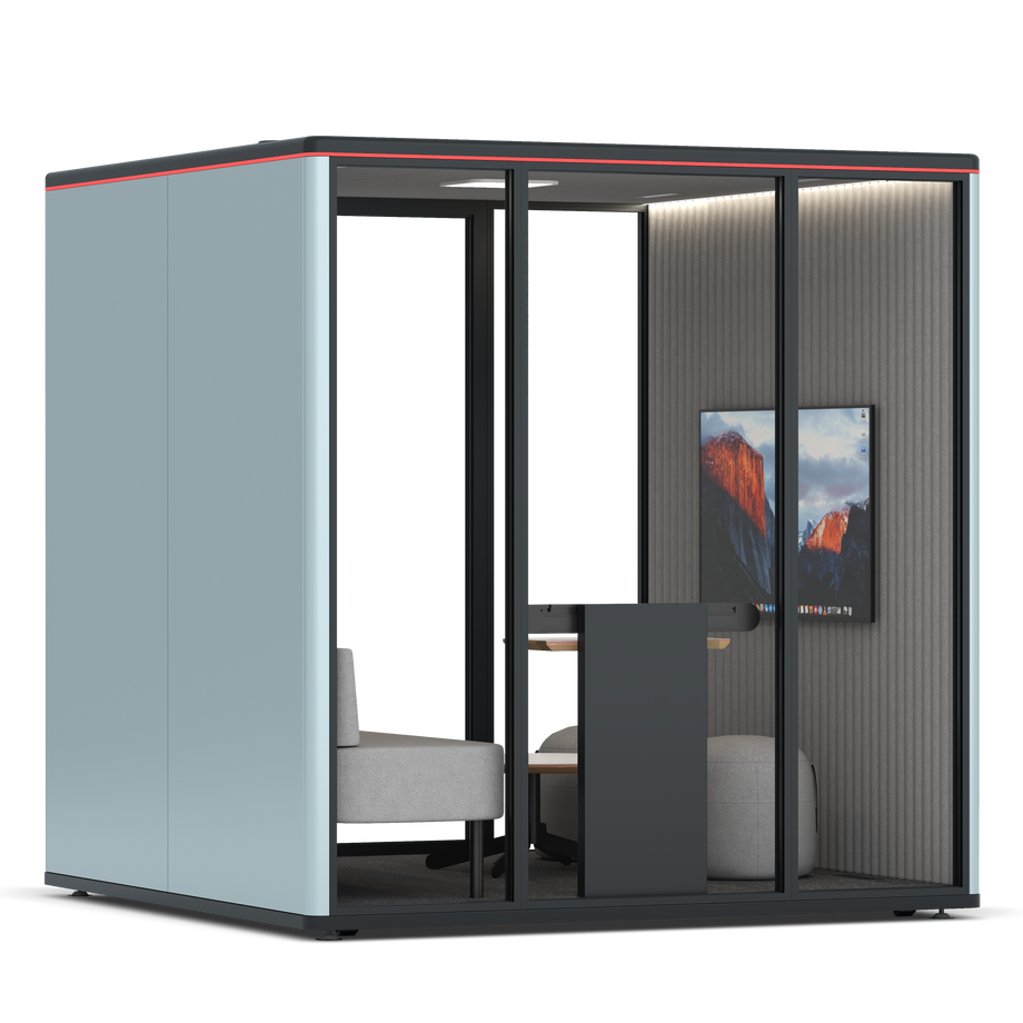 Omni Seis Lounge / RAL Grey Blue / #6d6c69