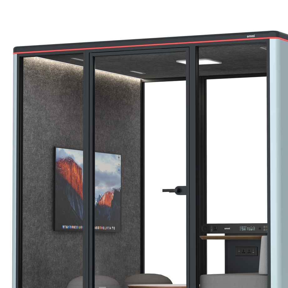 Omni Seis Lounge / RAL Grey Blue / #615f5d
