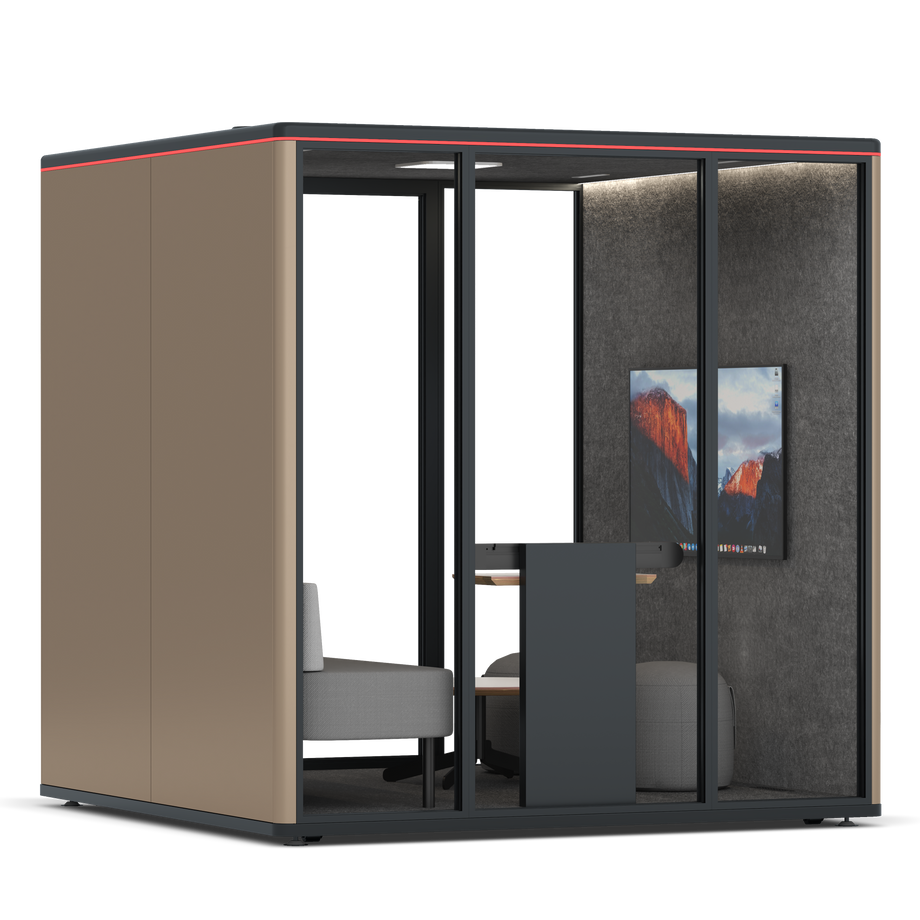 Omni Seis Lounge / RAL Grey Beige / #615f5d