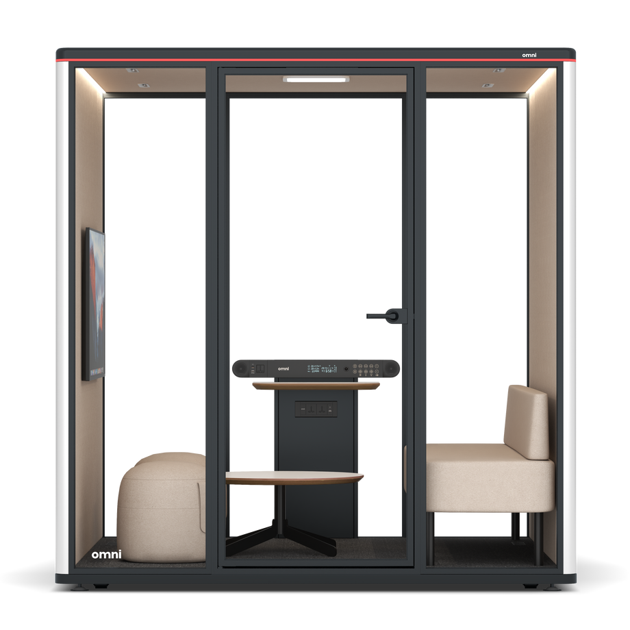 Omni Seis Lounge / WhiteRAL Pure White / #a18e7e