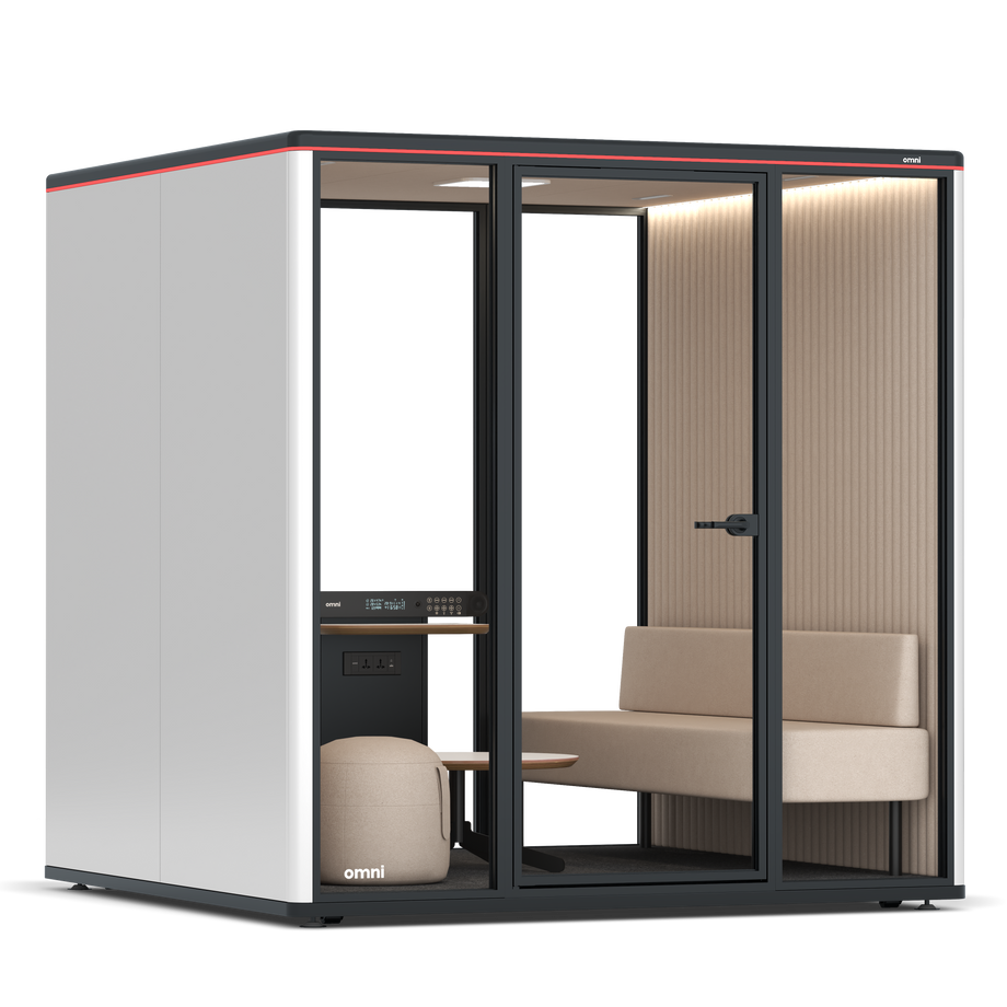 Omni Seis Lounge / WhiteRAL Pure White / #a18e7e