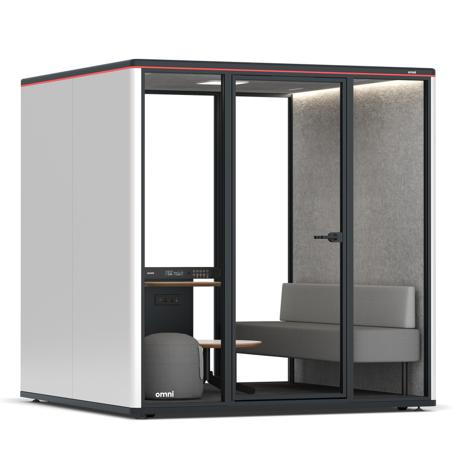 Omni Seis Lounge / WhiteRAL Pure White / #a49f98