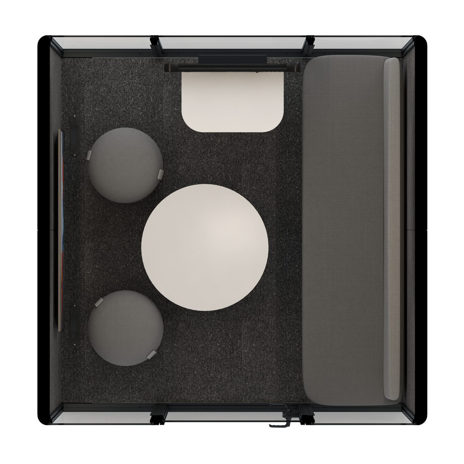 Omni Seis Lounge / WhiteRAL Pure White / #615f5d