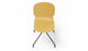 Aarhus Eiffel Chair by Quell Design – a modern Scandinavian-style chair in ginger with a sculpted polypropylene shell and iconic “Eiffel” steel rod base in powder-coated finish. The contoured ergonomic seat and minimalist frame combine strength, elegance, and everyday functionality for contemporary dining, task, or educational spaces.