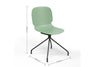 A morandi green Aarhus Eiffel Chair with dimensions indicated on a black background. The dimensions are width 495mm, depth 510mm, and height 830mm.
