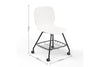 A white Aarhus Eiffel Task / Education Chair with dimensions indicated on a white background. The dimensions are width 490mm, depth 510mm, and height 830mm.
