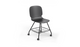 Aarhus Eiffel Chair V2 by Quell Design — a task/education chair in classic black with a contoured moulded polypropylene seat, smooth-rolling four-wheel base and metal mesh storage under seat. Designed for classrooms or offices, it offers ergonomic support, mobility and organised practicality for learning and working environments.