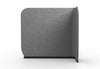 Byorne High Back Privacy Panel upholstered in premium fabric, available in dusty teal, dark grey and pebble grey, designed to introduce calm spatial division in offices, lounges and collaborative environments. Featuring durable abrasion-resistant upholstery with strong colour fastness, a clean minimalist silhouette and acoustic comfort benefits, it integrates seamlessly with the Byorne modular system to create private nooks, focused work zones and cohesive modern seating layouts.